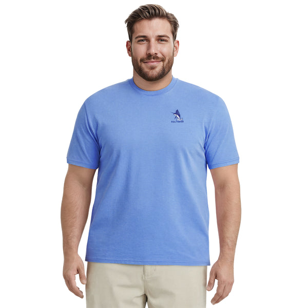 Big & Tall Saltwater S/S Graphic Tee - Blue Revival – IZOD