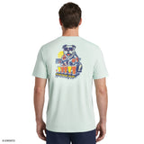 SALTWATER S/S GRAPHIC TEE - SURF SPRAY