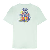 SALTWATER S/S GRAPHIC TEE - SURF SPRAY