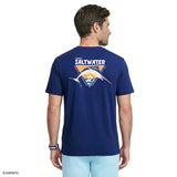 SALTWATER FISHING GEAR S/S GRAPHIC TEE - MEDIEVAL BLUE