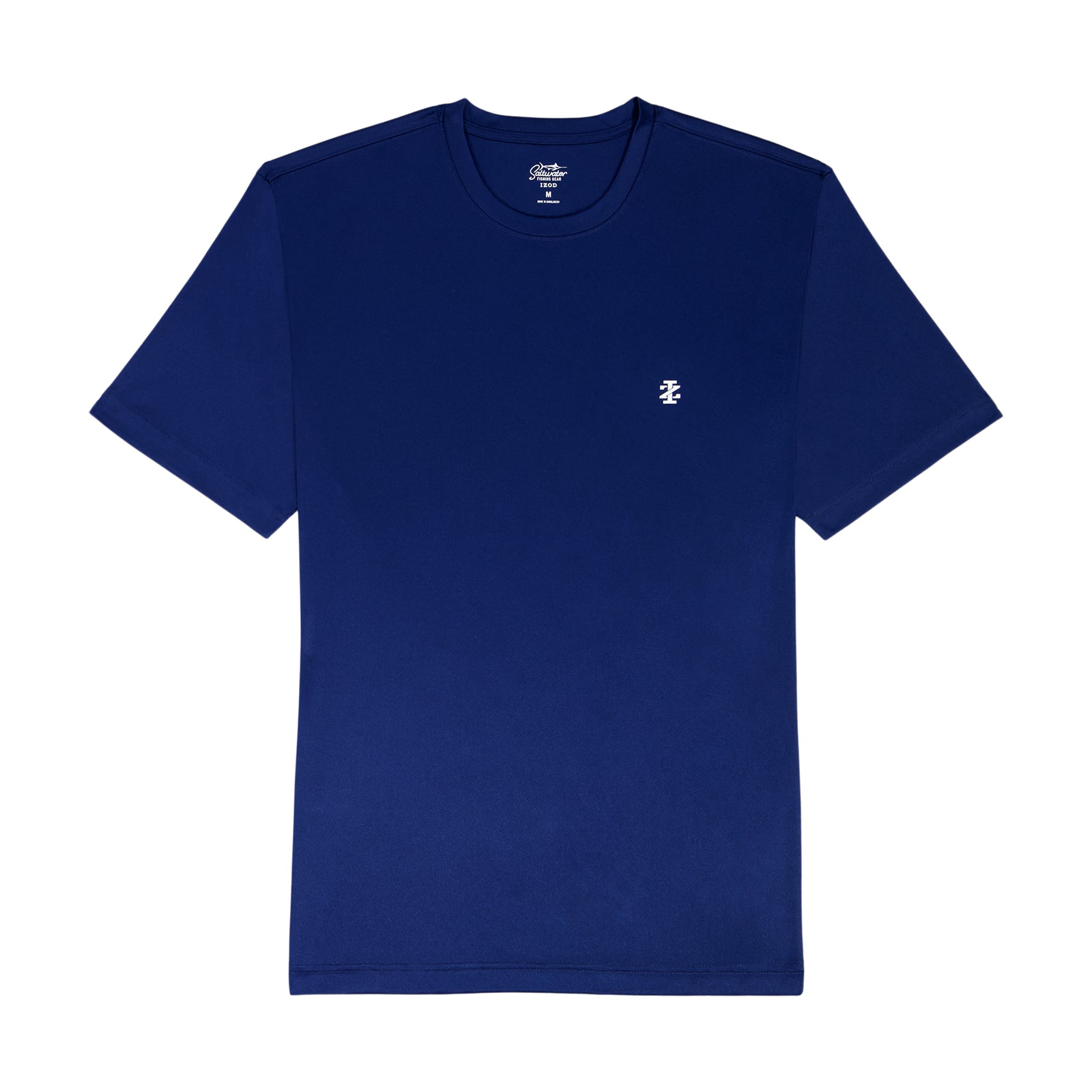 BIG & TALL SALTWATER FISHING GEAR S/S GRAPHIC TEE - MEDIEVAL BLUE