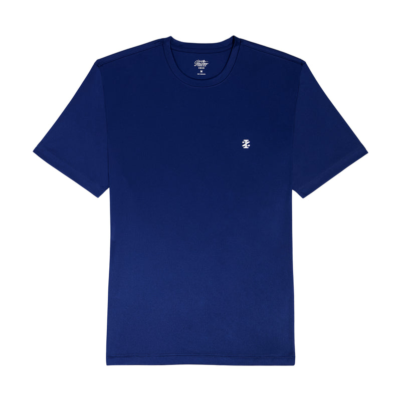 BIG & TALL SALTWATER FISHING GEAR S/S GRAPHIC TEE - MEDIEVAL BLUE