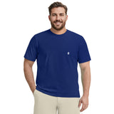 BIG & TALL SALTWATER FISHING GEAR S/S GRAPHIC TEE - MEDIEVAL BLUE