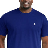 BIG & TALL SALTWATER FISHING GEAR S/S GRAPHIC TEE - MEDIEVAL BLUE