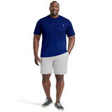 BIG & TALL SALTWATER FISHING GEAR S/S GRAPHIC TEE - MEDIEVAL BLUE