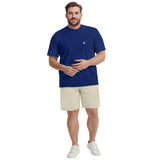 BIG & TALL SALTWATER FISHING GEAR S/S GRAPHIC TEE - MEDIEVAL BLUE