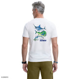 SALTWATER FISHING GEAR S/S GRAPHIC TEE - BRIGHT WHITE