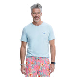 SALTWATER FISHING GEAR S/S GRAPHIC TEE - TANAGER TURQUOISE