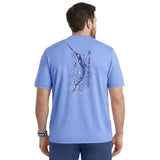BIG & TALL SALTWATER FISHING GEAR S/S GRAPHIC TEE - REGATTA