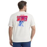 BIG & TALL SALTWATER FISHING GEAR S/S GRAPHIC TEE - EGRET