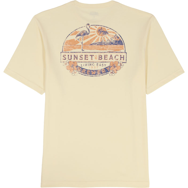 SALTWATER S/S GRAPHIC TEE - PASTEL YELLOW – IZOD
