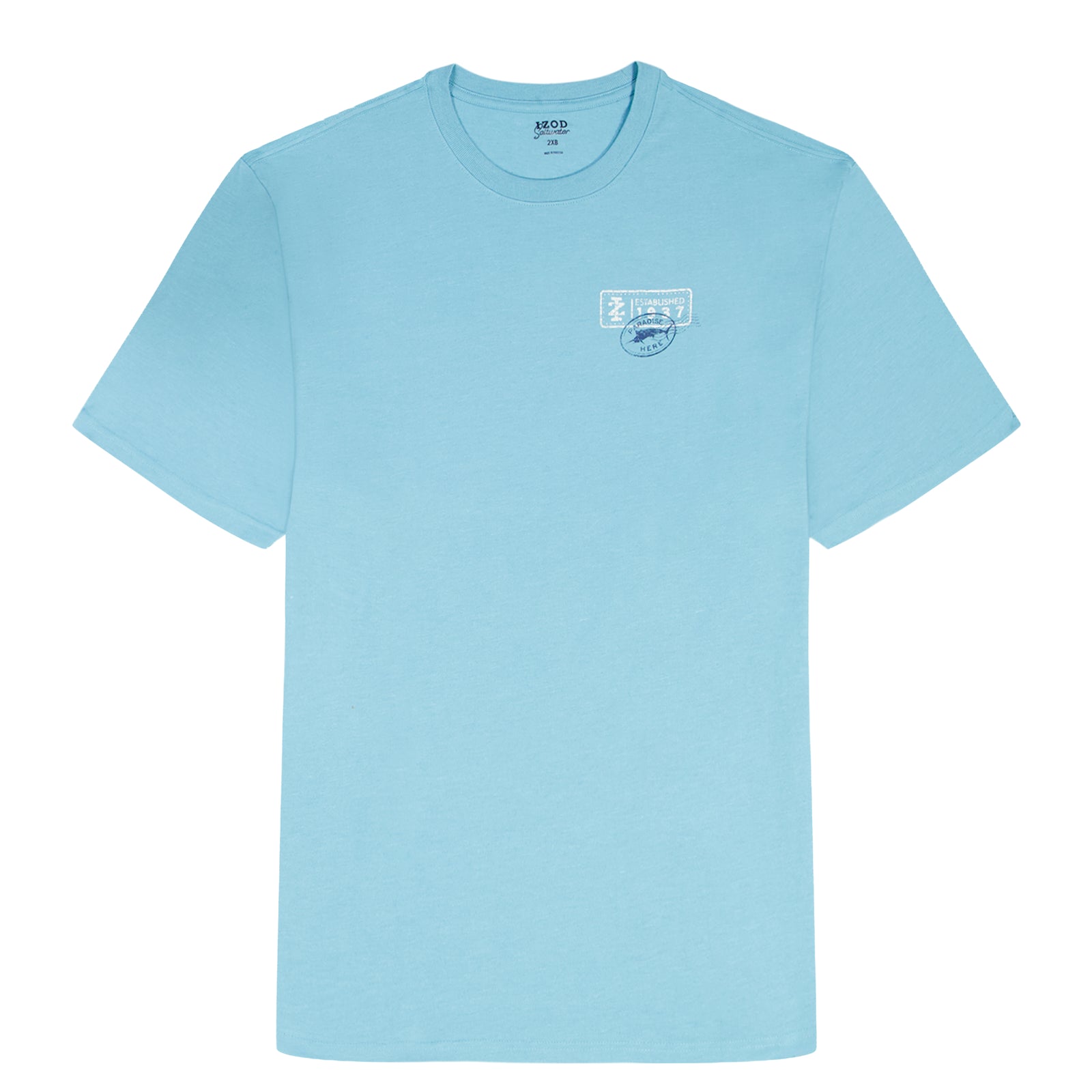 SALTWATER S/S GRAPHIC TEE - MILKY BLUE – IZOD
