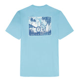 SALTWATER S/S GRAPHIC TEE - MILKY BLUE