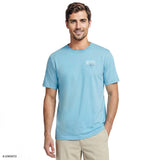 SALTWATER S/S GRAPHIC TEE - MILKY BLUE