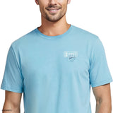 SALTWATER S/S GRAPHIC TEE - MILKY BLUE