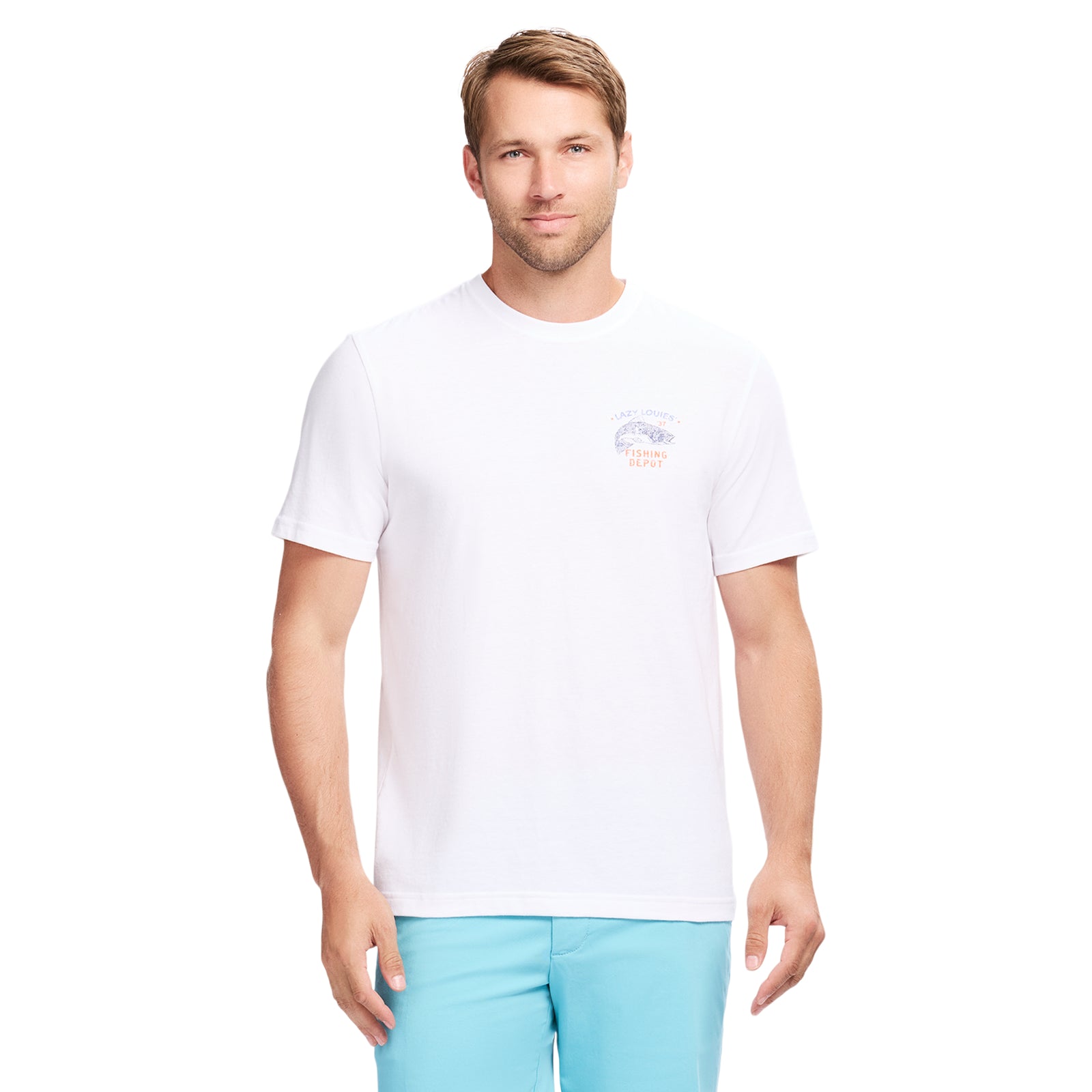 Saltwater S/S Graphic Tee - Bright White – IZOD