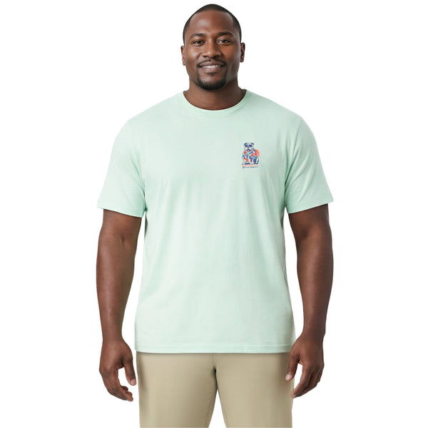 BIG & TALL SALTWATER S/S GRAPHIC TEE - SURF SPRAY – IZOD
