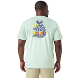 BIG & TALL SALTWATER S/S GRAPHIC TEE - SURF SPRAY