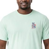 BIG & TALL SALTWATER S/S GRAPHIC TEE - SURF SPRAY