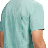 SUNSHIELD PERFORMANCE S/S BUTTON-DOWN SHIRT - AGATE GREEN