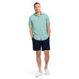 SUNSHIELD PERFORMANCE S/S BUTTON-DOWN SHIRT - AGATE GREEN