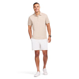DOCKSIDE S/S SLUB POLO - CROCKERY
