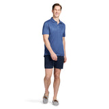 DOCKSIDE S/S SLUB POLO - TRUE NAVY