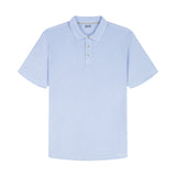 DOCKSIDE S/S SLUB POLO - CHAMBRAY BLUE