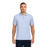 DOCKSIDE S/S SLUB POLO - CHAMBRAY BLUE