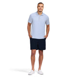 DOCKSIDE S/S SLUB POLO - CHAMBRAY BLUE
