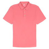 BIG & TALL DOCKSIDE SLUB S/S POLO - HOLLY BERRY