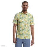 SUNSHIELD PERFORMANCE S/S PRINTED POLO - LEMON DROP