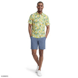 SUNSHIELD PERFORMANCE S/S PRINTED POLO - LEMON DROP