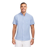 BREEZE S/S PRINTED BUTTON-DOWN SHIRT - CORNFLOWER BLUE