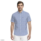 BREEZE S/S PRINTED BUTTON-DOWN SHIRT - REGATTA