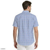 BREEZE S/S PRINTED BUTTON-DOWN SHIRT - REGATTA