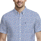 BREEZE S/S PRINTED BUTTON-DOWN SHIRT - REGATTA