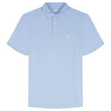 GOLF SWINGFLEX ELITE MESH S/S POLO - PLACID BLUE