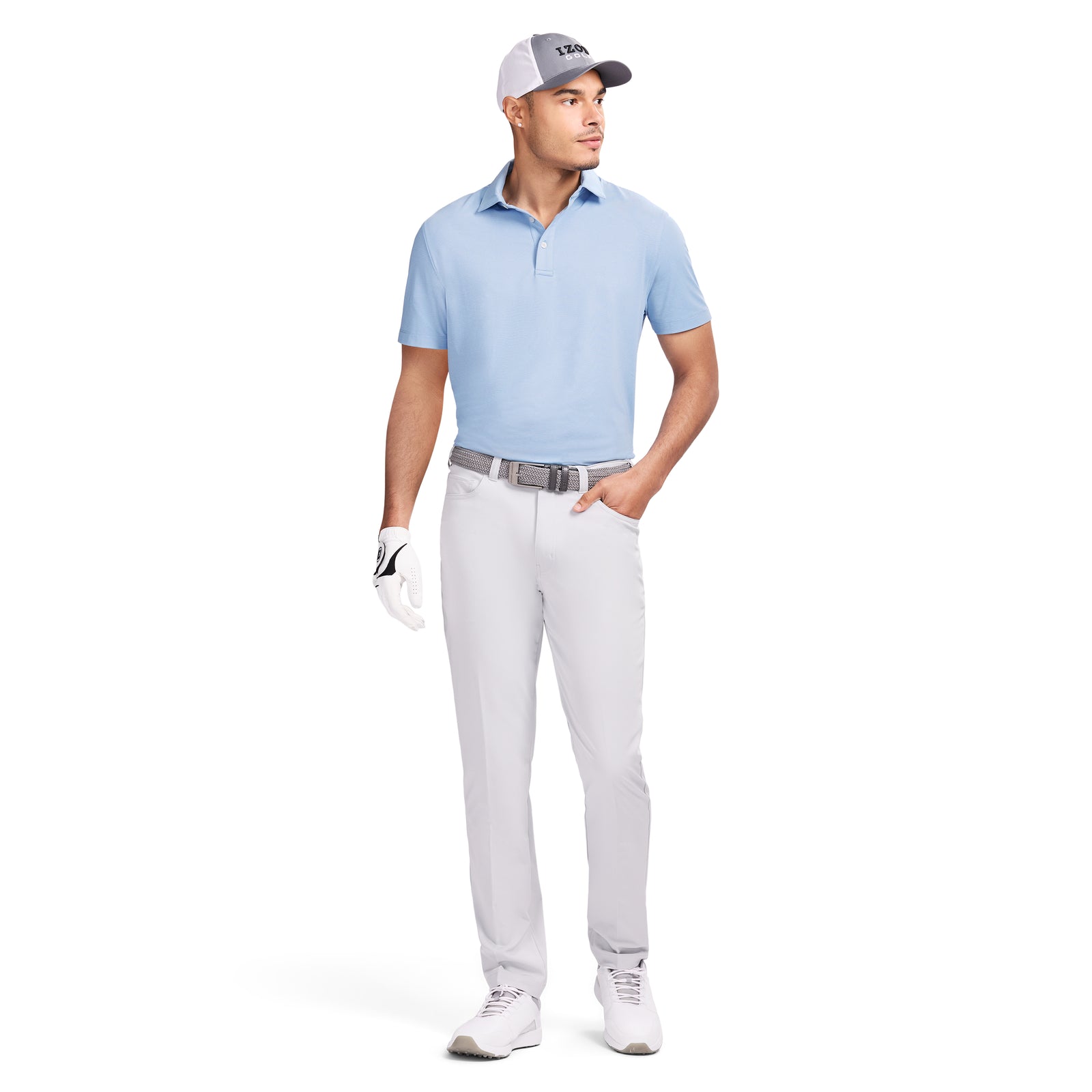 GOLF SWINGFLEX ELITE MESH POLO - PLACID BLUE – IZOD