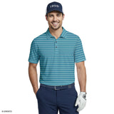 GOLF SWINGFLEX ELITE PRINTED POLO - TEAL