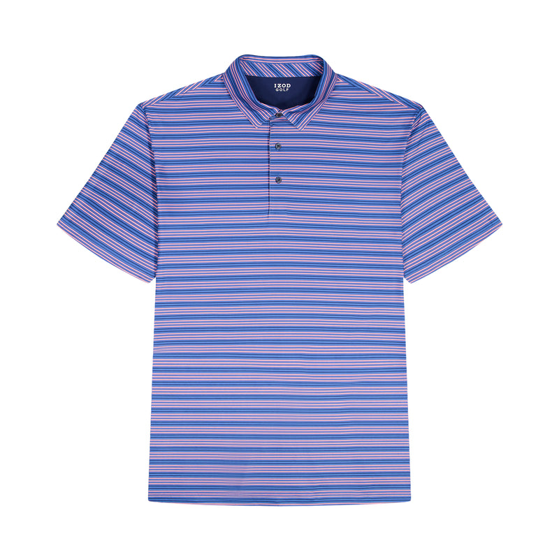 GOLF SWINGFLEX ELITE PRINTED POLO - BRIGHT COBALT – IZOD