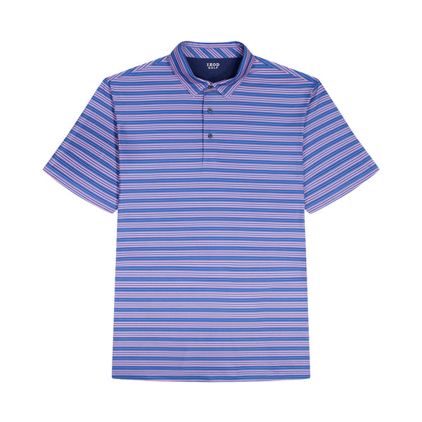Golf Swingflex Elite Printed Polo - Bright Cobalt – IZOD