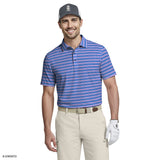 GOLF SWINGFLEX ELITE PRINTED POLO - BRIGHT COBALT