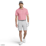 GOLF SWINGFLEX ELITE PRINTED POLO - PINK LEMONADE