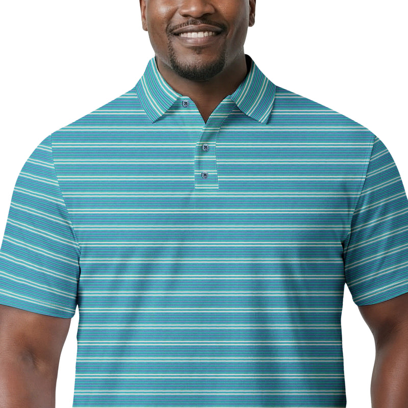 Big & Tall Golf Swingflex Elite Printed Polo - Teal – IZOD
