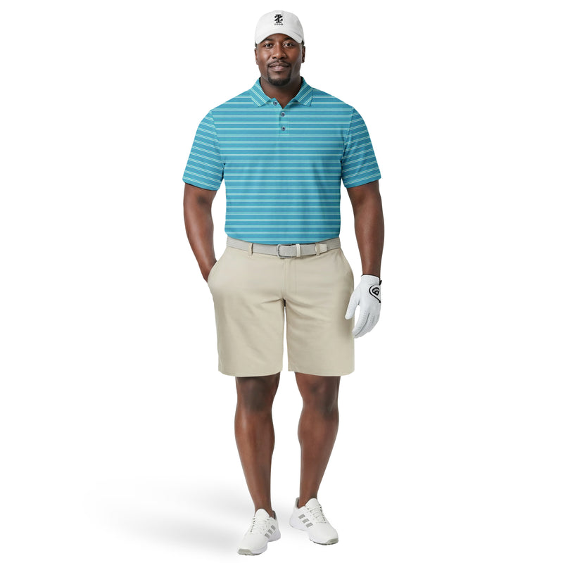 Big & Tall Golf Swingflex Elite Printed Polo - Teal – IZOD