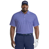 BIG & TALL GOLF SWINGFLEX ELITE PRINTED POLO - BRIGHT COBALT