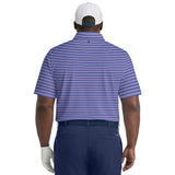 BIG & TALL GOLF SWINGFLEX ELITE PRINTED POLO - BRIGHT COBALT