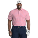 BIG & TALL GOLF SWINGFLEX ELITE S/S PRINTED POLO - PINK LEMONADE