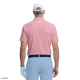 GOLF SWINGFLEX ELITE PRINTED POLO - PINK LEMONADE